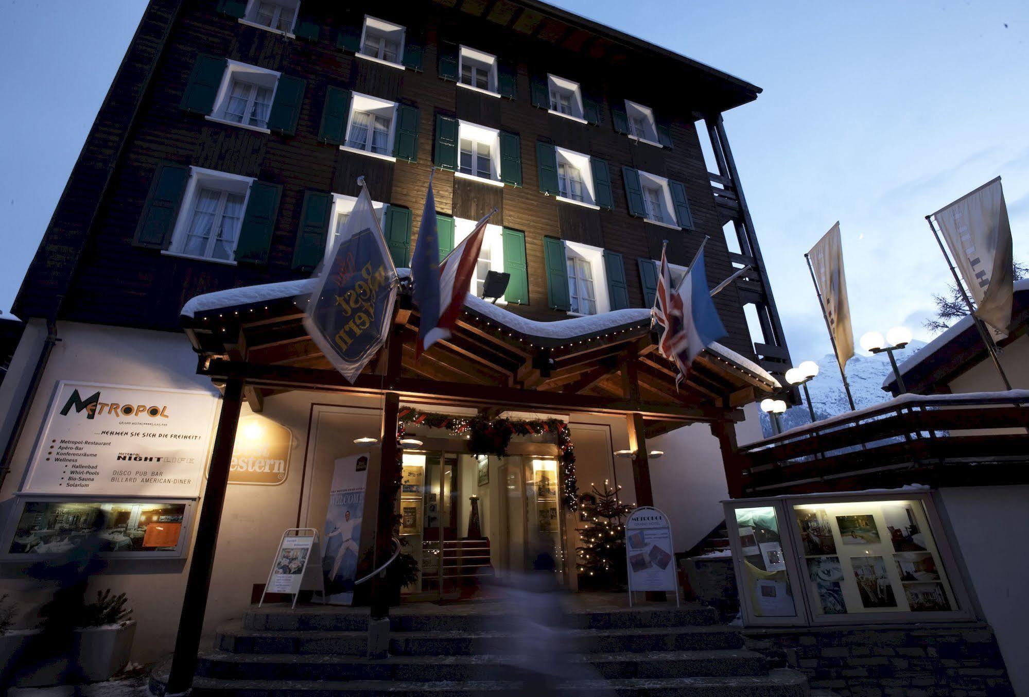 Hotel Metropol Saas-Fee Exterior foto
